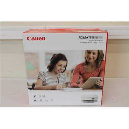 Attēls no Canon PIXMA TS5351i | Colour | Inkjet | Copy, Print, Scan | A4 | Wi-Fi | White | DAMAGED PACKAGING, SCRATCHES ON BACK
