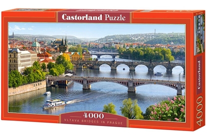 Изображение Dėlionė Castorland Bridges in Prague, 4000 detalių