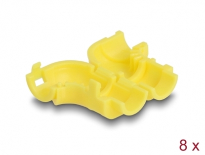 Attēls no Delock Cable Clips for Angling 8 pieces yellow
