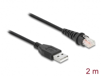 Picture of Delock RJ50 to USB 2.0 Type-A Barcode Scanner Cable 2 m