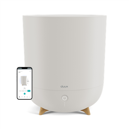 Attēls no Duux | Neo | Smart Humidifier | Water tank capacity 5 L | Suitable for rooms up to 50 m² | Ultrasonic | Humidification capacity 500 ml/hr | Greige