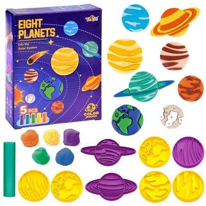 Attēls no Edukacinis plastikinės masės rinkinys - planetos