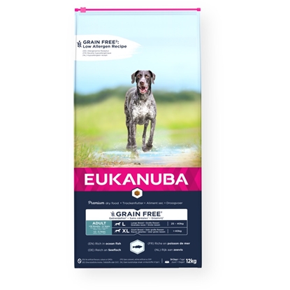 Attēls no EUKANUBA Grain Free Large Breed - dry dog food - 12 kg