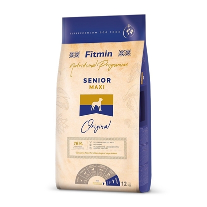 Picture of FITMIN Dog Maxi Senior - dry dog food - 12 kg