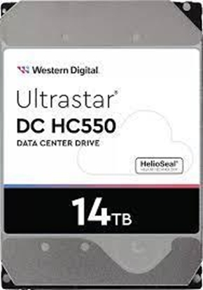 Attēls no HDD|WESTERN DIGITAL ULTRASTAR|Ultrastar DC HC550|WUH721814ALE6L4|14TB|SATA 3.0|512 MB|7200 rpm|3,5"|0F38581