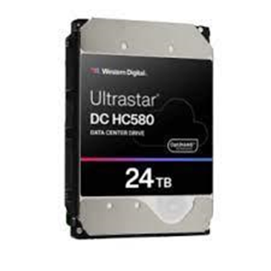 Изображение HDD|WESTERN DIGITAL ULTRASTAR|Ultrastar DC HC580|24TB|SATA|512 MB|7200 rpm|3,5"|0F62796