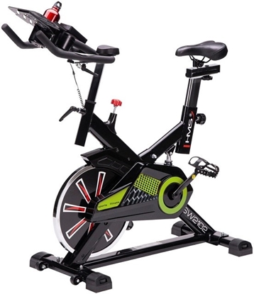 Picture of HMS SW2102 black and lime spinning bike