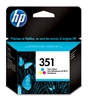 Изображение HP 351 Tri-colour Ink Cartridge with Vivera Ink, 3,5ml, for HP Officejet J5780, J5785