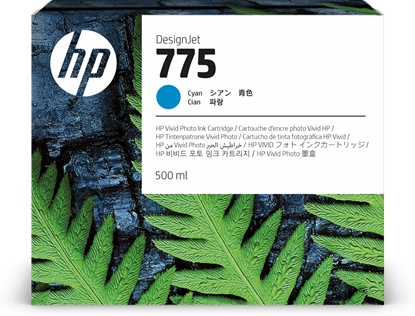 Изображение HP 775 500-ml Cyan Ink Cartridge