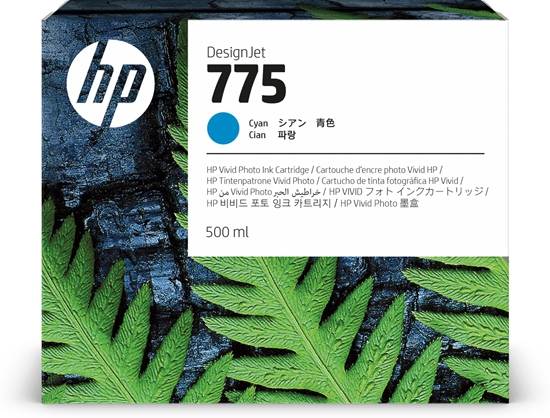 Picture of HP 775 500-ml Cyan Ink Cartridge