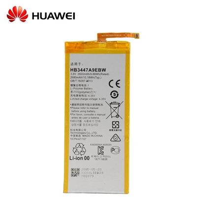 Изображение Huawei HB3447A9EBW akumulators priekš Huawei P8 Li-Ion 2680mAh Oriģināls