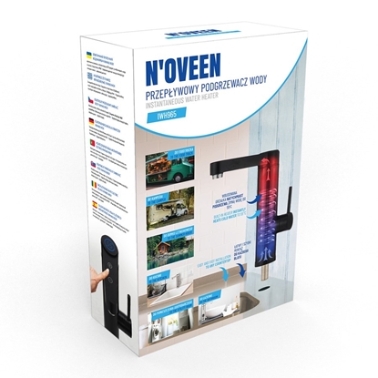 Picture of Instantaneous water heater N'OVEEN IWH965 INOX BLACK
