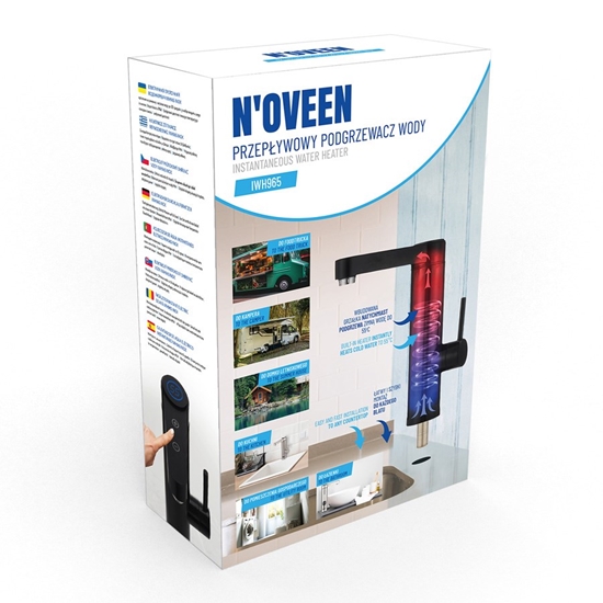 Picture of Instantaneous water heater N'OVEEN IWH965 INOX BLACK