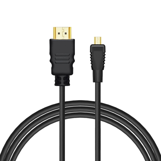 Изображение Kabel HDMI (M) - micro HDMI (M) 1,5m CL-177 Czarny