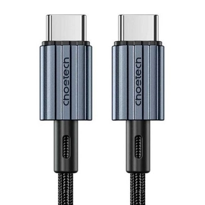 Изображение Kabel USB Choetech USB-C - USB-C 1.2 m Czarny (XCC-1014)