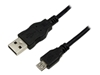 Изображение Kabel USB LogiLink USB-A - microUSB 5 m Czarny (CU0060)