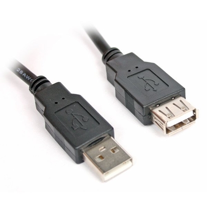 Изображение Kabel USB Omega USB-A - USB-A 3 m Czarny (OUAFB3)