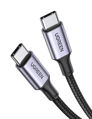 Изображение Kabel USB Ugreen USB-C - USB-C 3 m Czarny (90120B)