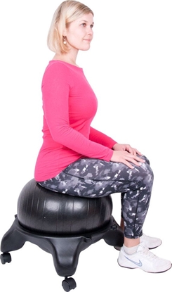 Picture of Kėdė su kamuoliu pusiausvyros lavinimui inSPORTline G-Chair Basic