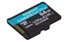 Picture of Kingston Technology 64GB microSDXC Canvas Go Plus 170R A2 U3 V30 Card + ADP