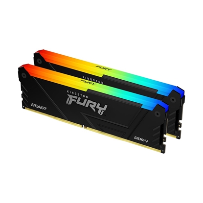 Attēls no Kingston Technology FURY 32GB 3600MT/s DDR4 CL18 DIMM (Kit of 2) Beast RGB