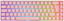 Изображение Klaviatūra DELTACO GAMING, GAM-100-P-UK DK440R, bevielė 65%, priekiniai lazeriniai klavišai, RGB