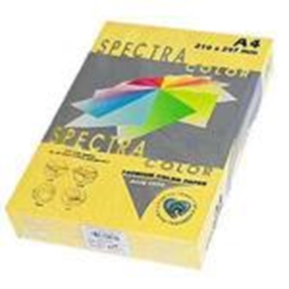 Изображение Krāsains papīrs A4 120g 250lap dzeltens IT160 Yellow Spectra