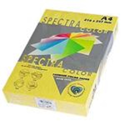 Picture of Krāsains papīrs A4 160g 250lap Yellow IT 160 Spectra