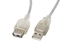 Attēls no Lanberg CA-USBE-12CC-0018-TR USB cable 1.8 m USB 2.0 USB A Transparent