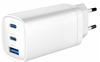 Picture of Lādētājs Gembird 3-port 65W GaN USB PowerDelivery fast Charger White