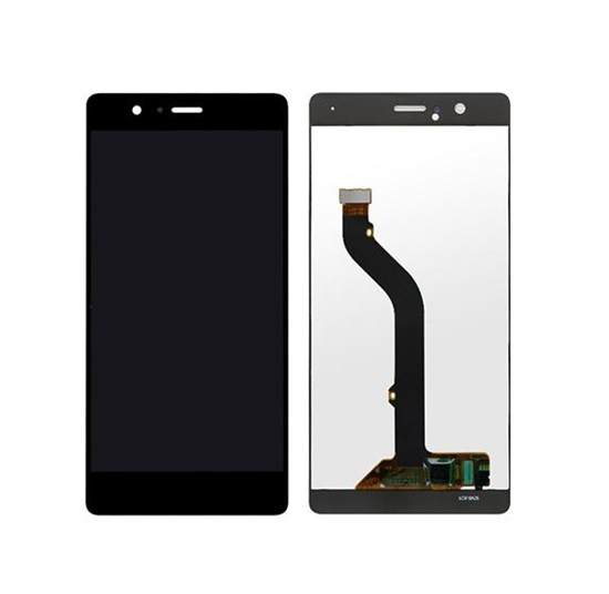 Изображение LCD ekrāns Huawei P9 Lite ar skārienekrānu melns HQ