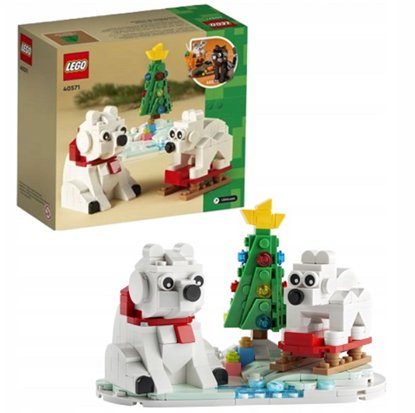Attēls no LEGO 40571 Wintertime Polar Bears Constructor