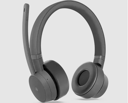 Picture of Lenovo Go Wireless ANC Headset Wired & Wireless Head-band Office/Call center USB Type-C Bluetooth Graphite