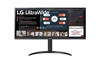 Picture of LG | 34WP550-B | 34 " | IPS | UltraWide Full HD | 21:9 | 75 Hz | 5 ms | 2560 x 1080 pixels | 200 cd/m² | Headphone Out | HDMI ports quantity 2 | Black | Warranty 24 month(s)