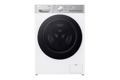 Attēls no LG | Washing Machine | F2WR909P3W | Energy efficiency class A-10% | Front loading | Washing capacity 9 kg | 1200 RPM | Depth 47.5 cm | Width 60 cm | LED | Steam function | Direct drive | Wi-Fi | White