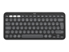 Изображение Logitech Pebble Keys 2 K380s keyboard RF Wireless + Bluetooth QWERTY US International Graphite