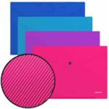 Picture of Mape ar pogu A4 Diagonal Vivid asorti krāsas  ErichKrause