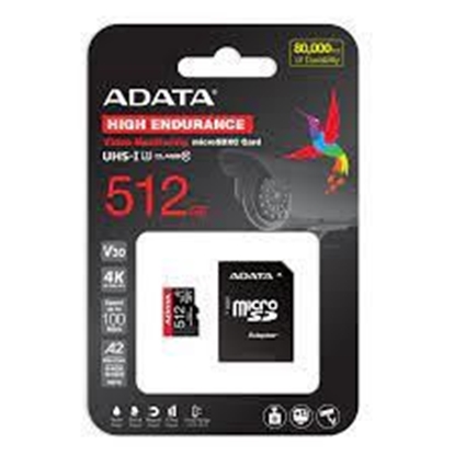 Picture of MEMORY MICRO SDXC 512GB W/AD./AUSDX512GUI3V30SHA2-RA1 ADATA