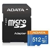 Изображение ADATA CARD MICROSDHC       512GB UHS-I CL10 100/20 MB/s W/1 Adap.