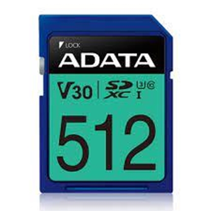 Picture of MEMORY SDXC 512GB V30/ASDX512GUI3V30S-R ADATA