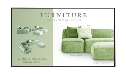 Изображение Monitor wielkoformatowy 55UM5N-H 500cd/m2 UHD 24/7 