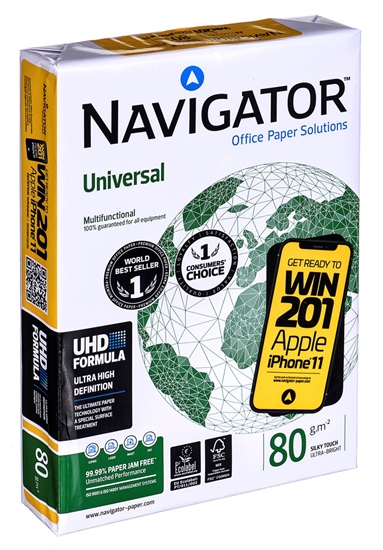 Picture of Navigator UNIVERSAL A4 printing paper White