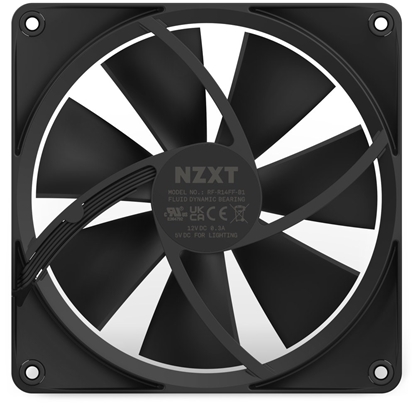 Picture of NZXT F140 RGB Computer case Fan 14 cm Black 1 pc(s)