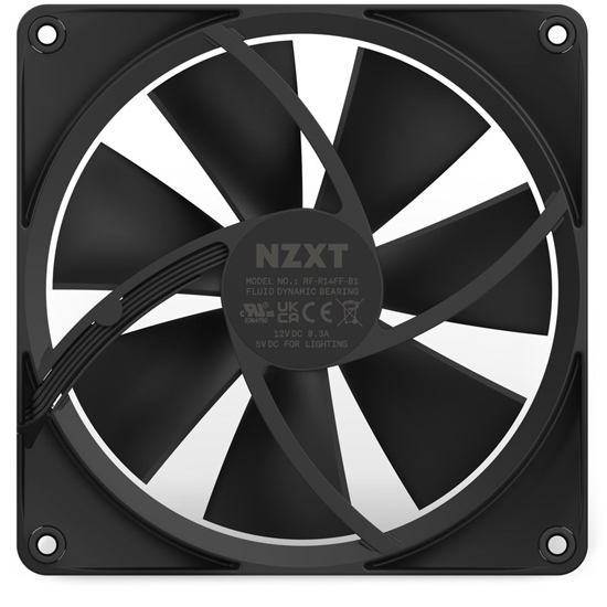 Picture of NZXT F140 RGB Computer case Fan 14 cm Black 1 pc(s)