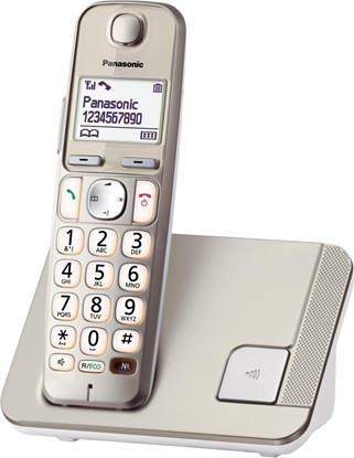 Изображение Panasonic DECT telephone KX-TGE 210 PDN champagne gold