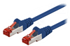 Picture of Patch cord CAT6 S/FTP | stranded | Blue | 0.5m