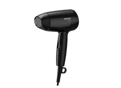 Attēls no Philips | Hair Dryer | EssentialCare BHC010/10 | 1200 W | Number of temperature settings 3 | Black