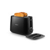 Picture of Philips Daily Collection Toaster HD2582/90 8 settings Integrated bun warming rack Compact design Dust cover