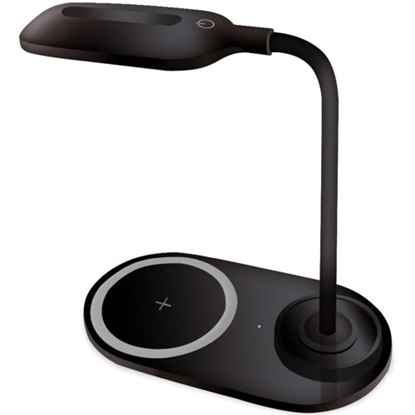 Attēls no Platinet PDL1930B LED table lamp with built-in wireless charger