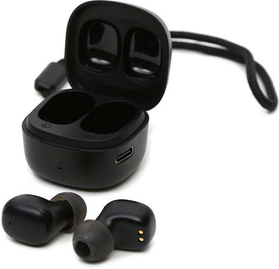 Picture of Platinet wireless earbuds PM1001B TWS, black (45923)